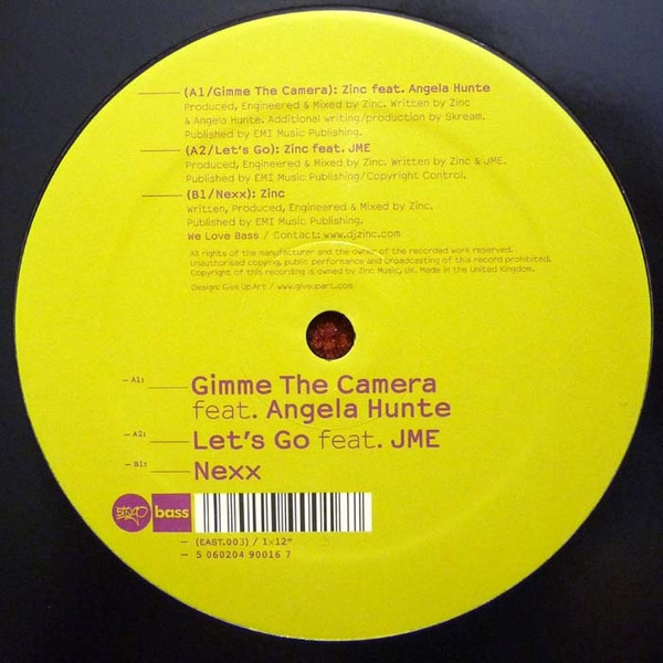 DJ Zinc - Crack House Vol.2 - Vinyl Record 12" image 1