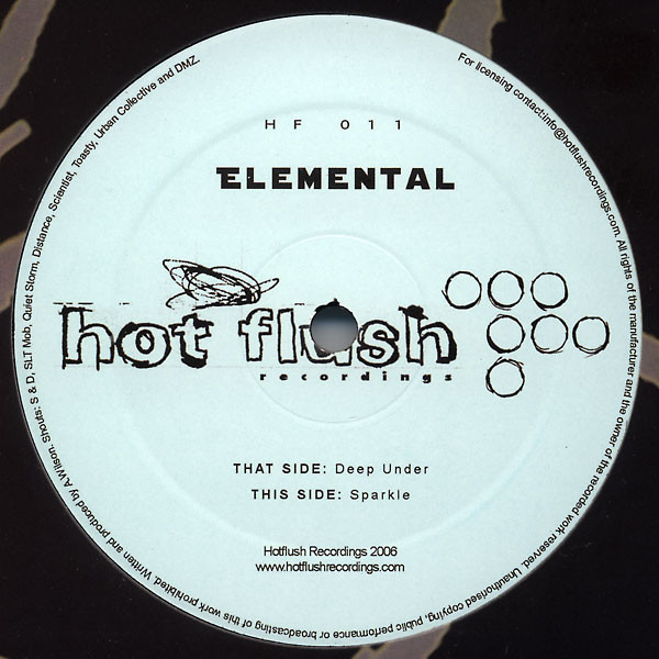 Elemental - Deep Under / Sparkle - Vinyl Record 12" image 1