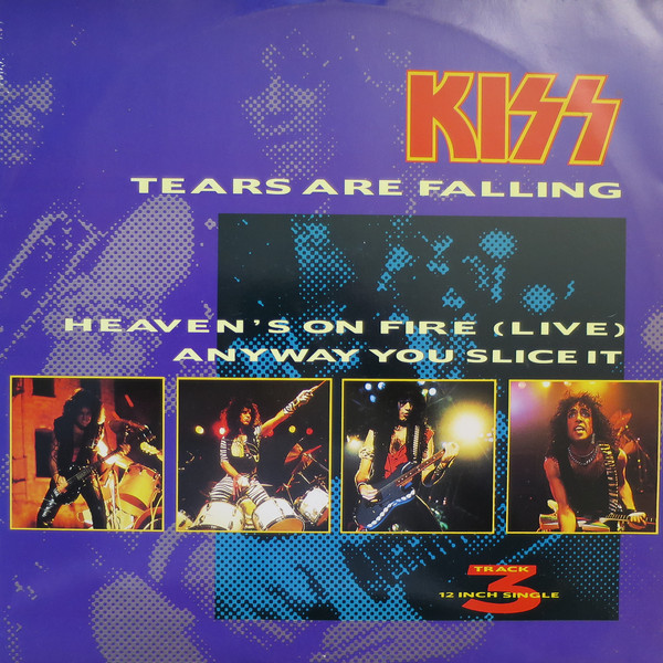 Kiss - Tears Are Falling - Used Vinyl Record 12" image 1