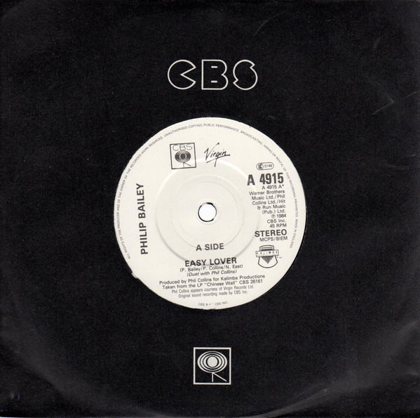 Philip Bailey - Easy Lover - Used Vinyl Record 7" image 1