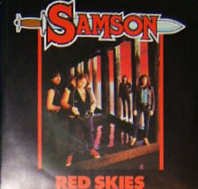 Samson - Red Skies - Used Vinyl Record 7" image 1