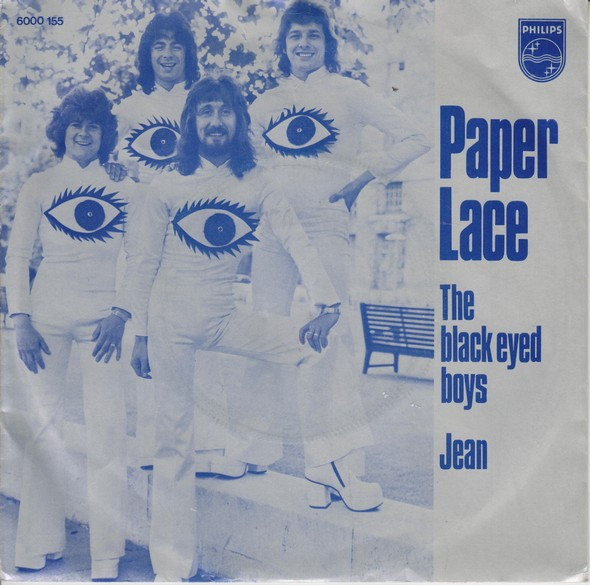 Paper Lace - Black-Eyed Boys - Used Vinyl Record 7" image 1