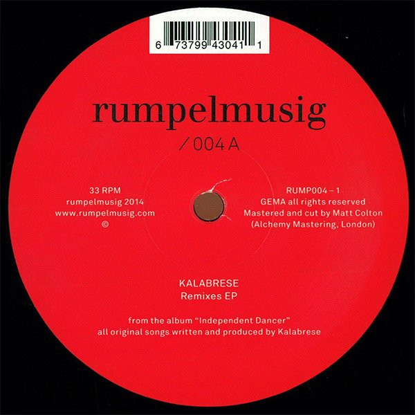 Kalabrese - Remixes EP - Vinyl Record 12" image 1