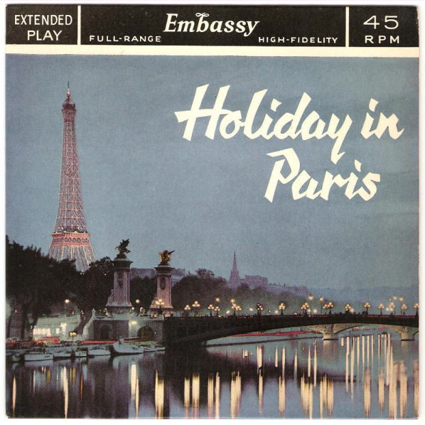 Various - Holiday In Paris - Used Vinyl Record 7" image 1