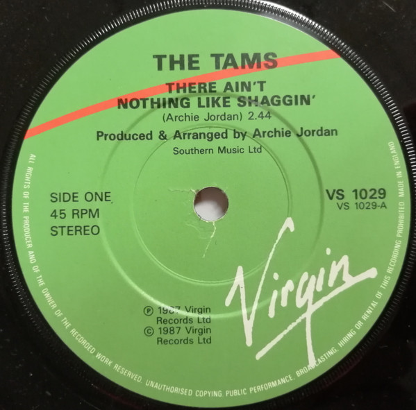 Tams - re Ain't Nothing Like Shaggin' - Used Vinyl Record 7" image 1