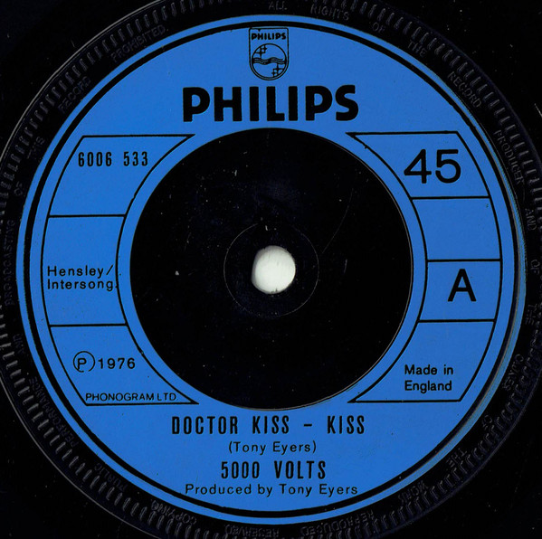 5000 Volts - Doctor Kiss - Kiss - Used Vinyl Record 7" image 1
