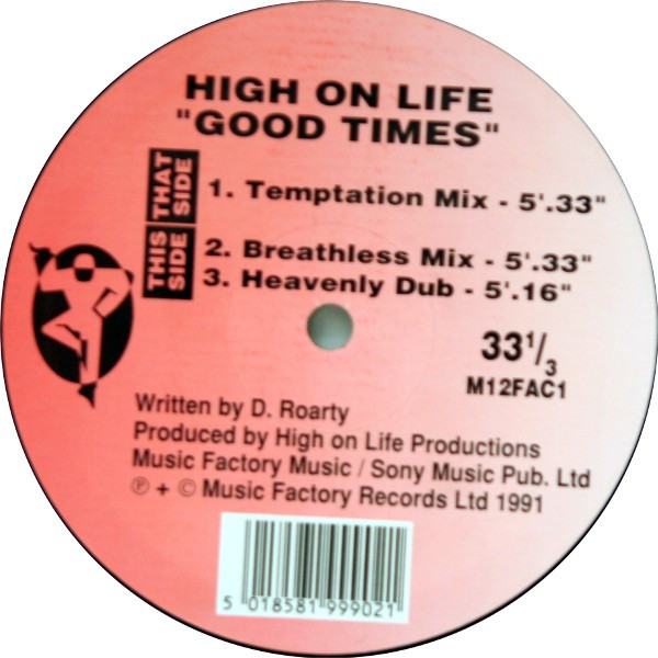 High On Life - Good Times - Used Vinyl Record 12" image 1