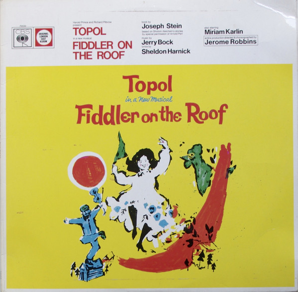 Topol - Fiddler On The Roof - Used Vinyl Record image 1
