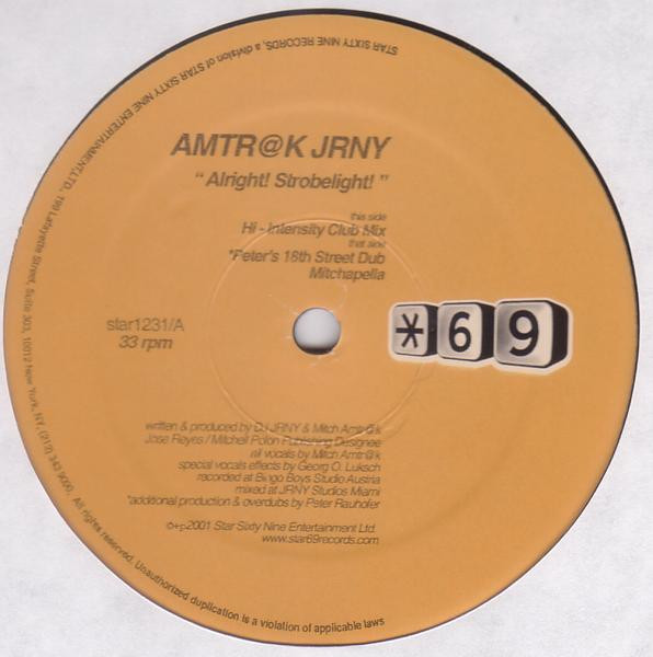 Amtr@k Jrny - Alright! Strobelight! - Used Vinyl Record 12" image 1