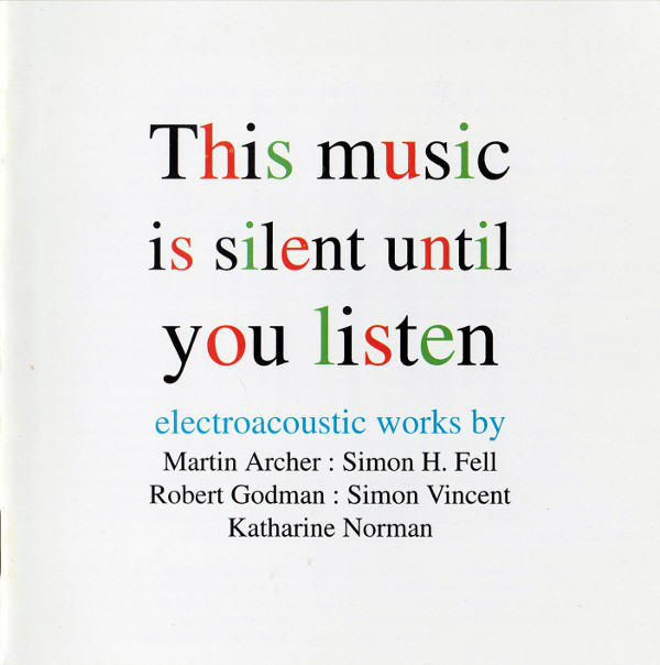 Various - This Music Is Silent Until You Listen - Used CD image 1