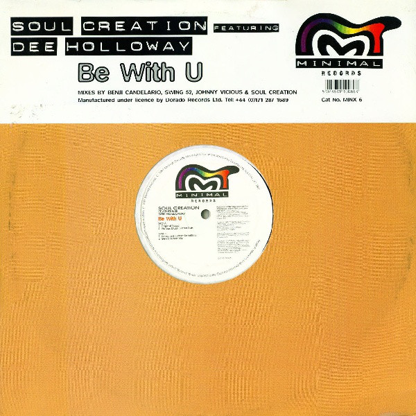 Soul Creation - Be With U - Used Vinyl Record 12" image 1