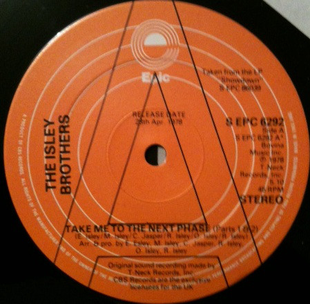 Isley Brothers - Take Me To The Next Phase Parts l & ll - Used image 1