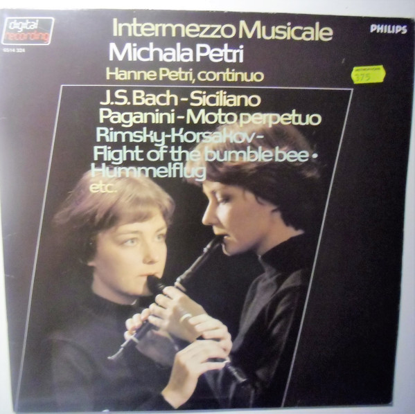Michala Petri - Intermezzo Musicale - Used Vinyl Record image 1