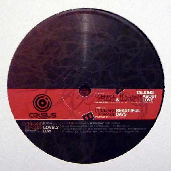 Command Strange - Talking About Love / Beautiful Days - Vinyl Record image 1