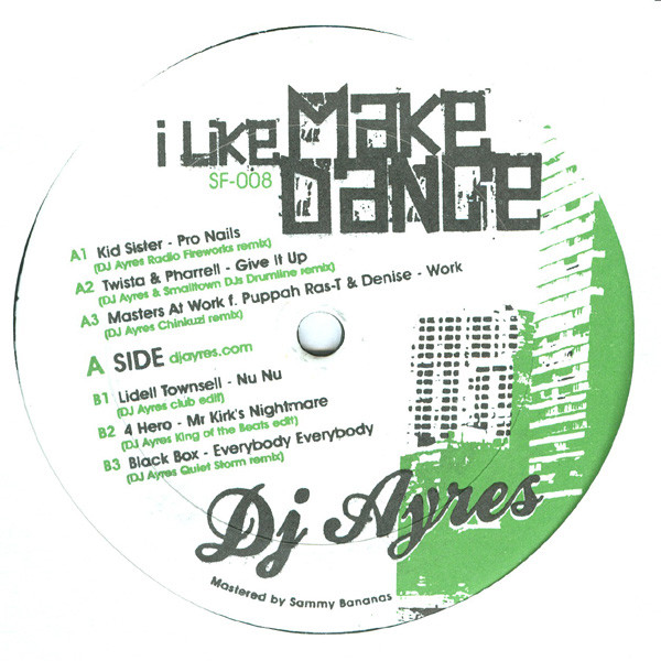 DJ Ayres - I Like Make Dance - Vinyl Record 12" image 1