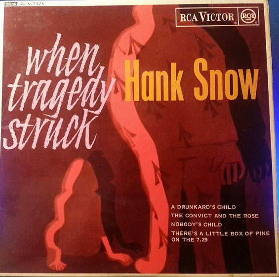 Hank Snow - When Tragedy Struck - Used Vinyl Record 7" image 1