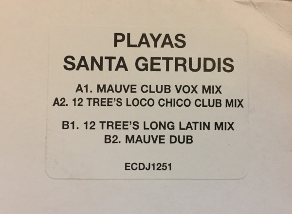 Playas - Santa Gertrudis - Used Vinyl Record 12" image 1
