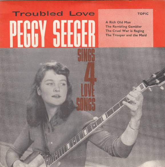 Peggy Seeger - Troubled Love - Used Vinyl Record image 1
