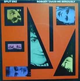 Split Enz - Nobody Takes Me Seriously - Used Vinyl Record 7" image 1