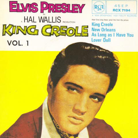 Elvis Presley - King Creole Vol. 1 - Used Vinyl Record 7" image 1