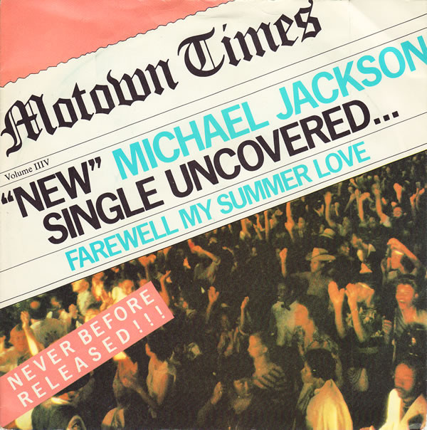 Michael Jackson - Farewell My Summer Love - Used Vinyl Record 7" image 1