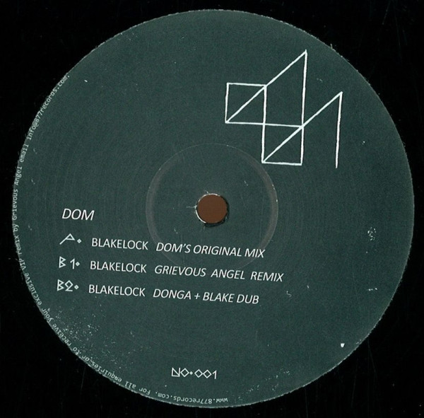 Dom - Blakelock EP - Vinyl Record 12" image 1