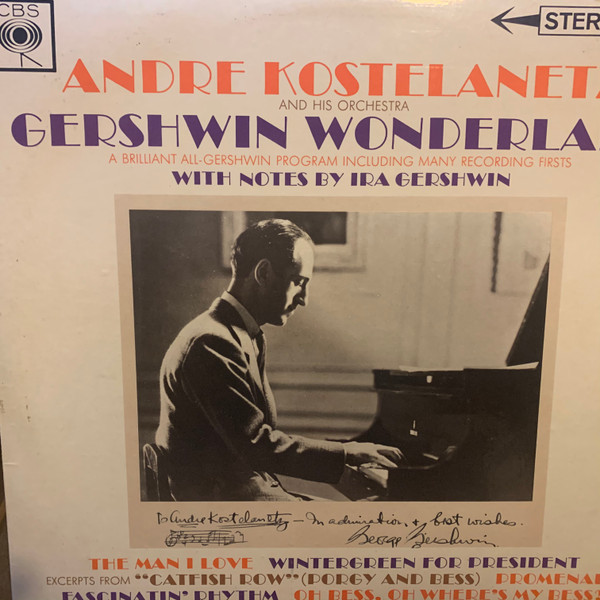 Andre Kostelanetz An - Gershwin Wonderland - Used Vinyl Record image 1