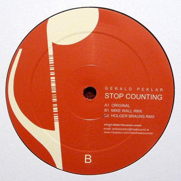 Gerald Peklar - Stop Counting - Vinyl Record 12" image 1