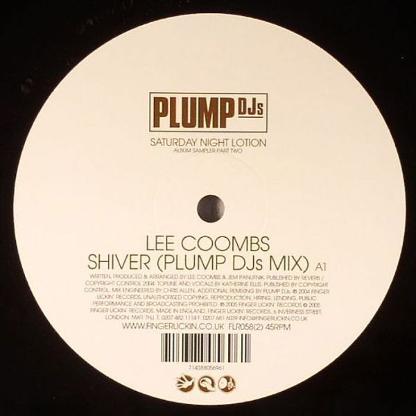 Lee Coombs - Saturday Night Lotion (Album Sampler Part 2) - Vinyl Rec image 1