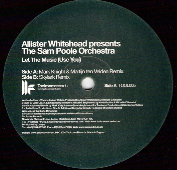 Allister Whitehead - Let The Music (Use You) - Used Vinyl Record 12" image 1