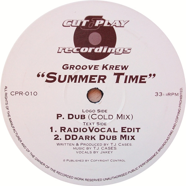 Groove Krew - Summer Time - Used Vinyl Record 12" image 1