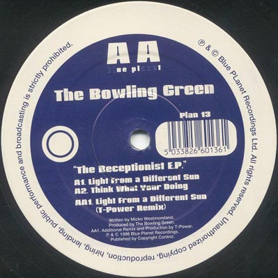 Bowling Green - Receptionist E.P. - Used Vinyl Record 12" image 1