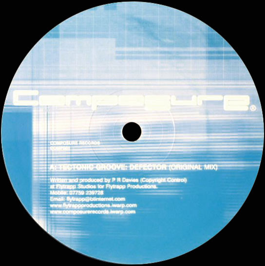 Tectonic Groove - Defector - Vinyl Record 12" image 1
