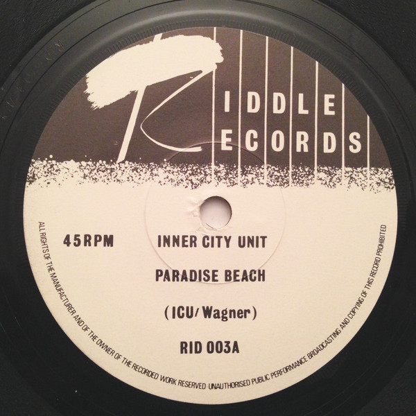 Inner City Unit - Paradise Beach - Used Vinyl Record 7" image 1