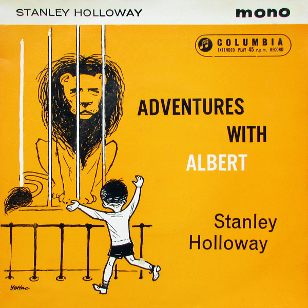 Stanley Holloway - Adventures With Albert - Used Vinyl Record 7" image 1