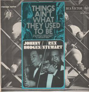 Johnny Hodges - Things Ain't What They Used To Be - Used Vinyl Record image 1