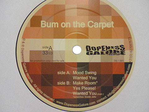 Bum On The Carpet - Mood Swing - Vinyl Record 12" image 1