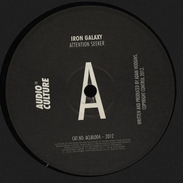 Iron Galaxy - Attention Seeker - Vinyl Record 12" image 1