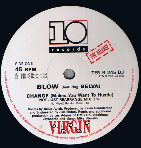 Blow - Change (Makes You Want To Hustle) - Used Vinyl Record 12" image 1
