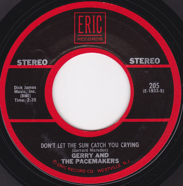 Gerry & The Pacemake - Don't Let The Sun Catch You Crying - Used Viny image 1