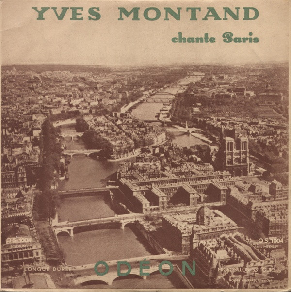 Yves Montand - Chante Paris - Used Vinyl Record 10" image 1