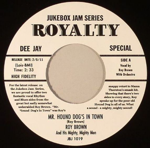 Roy Brown & His Migh - Mr. Hound Dog's In Town / Fannie Brown Got Mar image 1