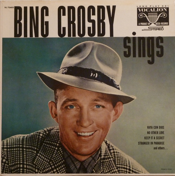 Bing Crosby - Sings - Used Vinyl Record image 1