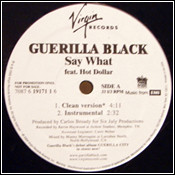 Guerilla Black - Say What - Used Vinyl Record 12" image 1
