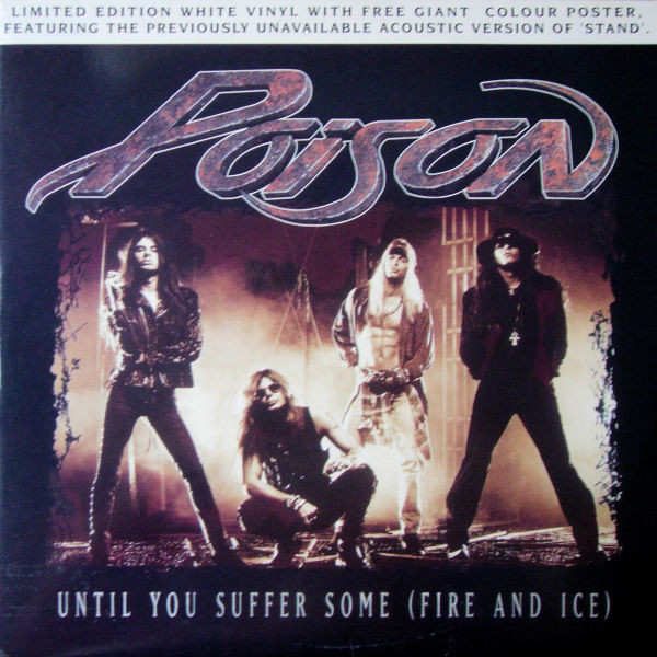 Poison - Until You Suffer Some (Fire And Ice) - Used Vinyl Record 12" image 1