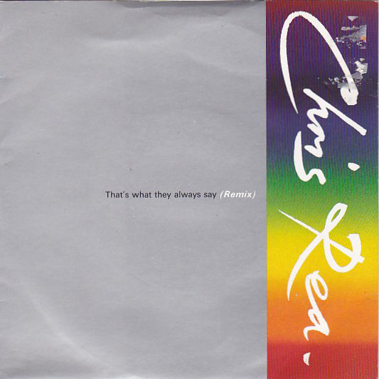 Chris Rea - That's What They Always Say (Remix) - Used Vinyl Record 7 image 1