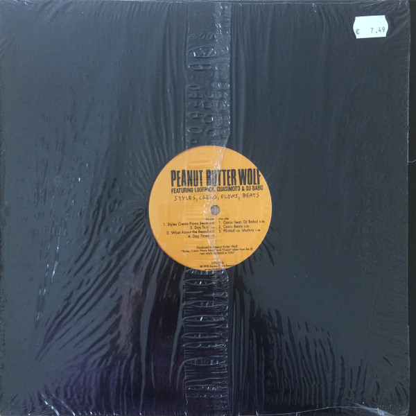 Peanut Butter Wolf - Styles, Crews, Flows, Beats - Vinyl Record 12" image 1