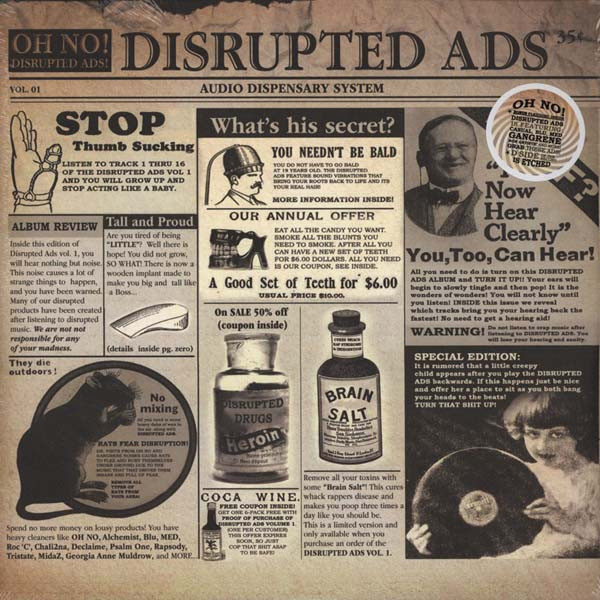 Oh No - Disrupted Ads - Vinyl Record image 1