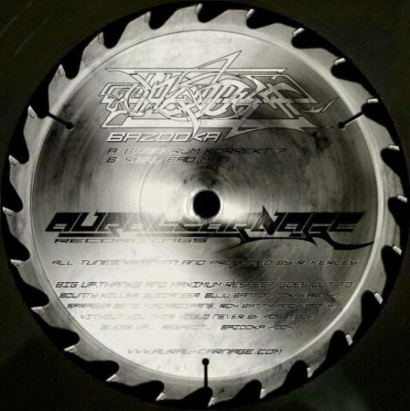 Bazooka - Bassdrum Korrekt ? / Real Bad Man - Used Vinyl Record 12" image 1