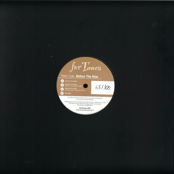 Peter Czak - Before The Rise - Vinyl Record 12" image 1